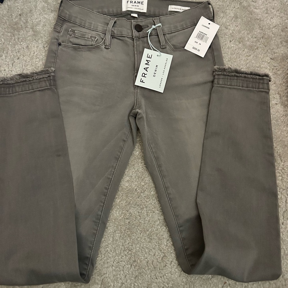 Frame Denim Charcoal Jeans